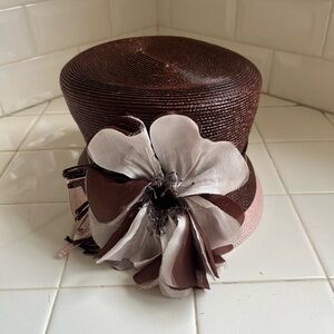 Gabriel Amar for Frank Olive Straw Derby Hats